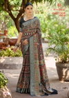 Dastoor Vol 6 By Kashvi Viscose Bright Moss Foil Ladies Saree Wholesale Market In Surat
